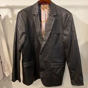 Alligator Print Blazer